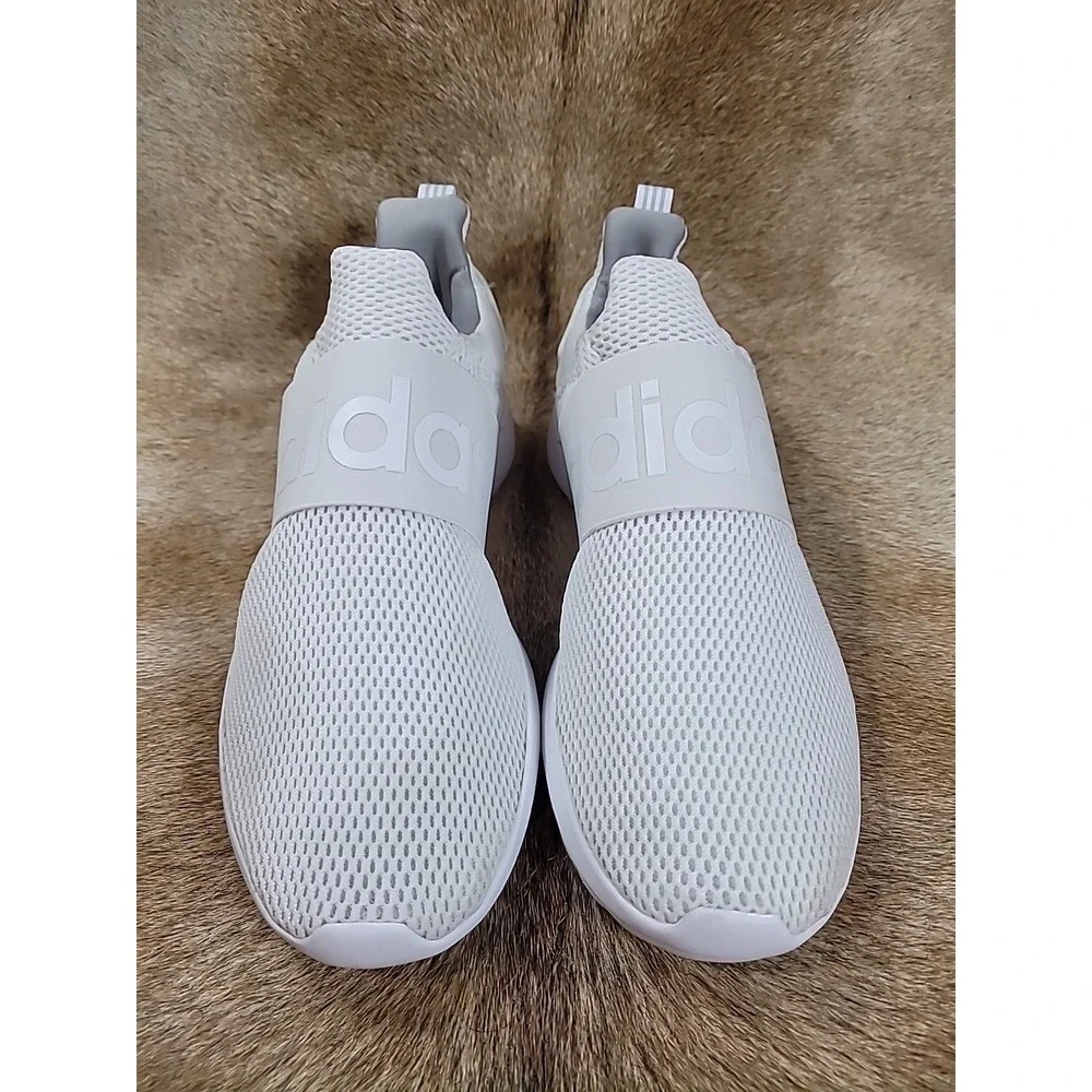 Adidas Lite Racer Adapt 3.0 White Slip-On Running Shoes BC0941 Men's Size 9.5